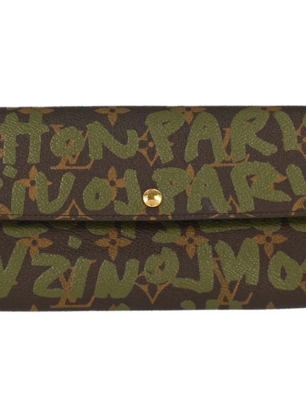 Louis Vuitton Monogram Graffiti Portefeuille Sarah Wallet